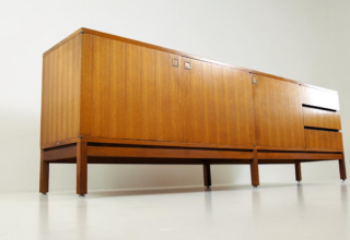 Grande Enfilade en Teck de Louis Paolozzi Édition Monopoly Vintage 1960