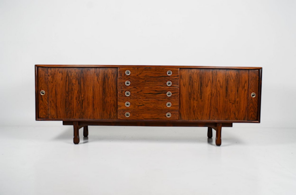 Enfilade en Palissandre de Rio Design Brésilien Vintage 1960