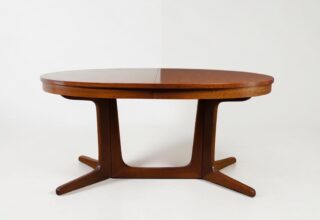Table de Repas Ovale Baumann Vintage 1960