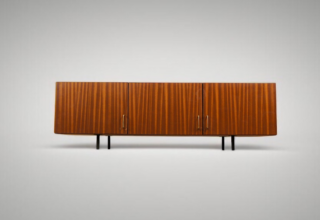 Meuble / Enfilade en Acajou Vintage 1960