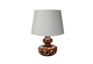 Lampe Céramique Double Éclairage Vintage 1960