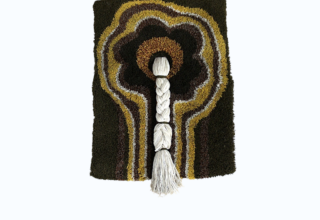 Tapis / Tapisserie Murale en Laine Vintage 1970