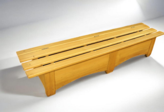 Banc Coffre en Bois Blond