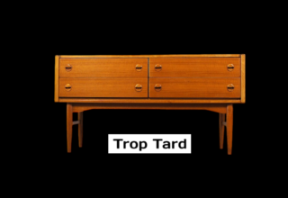 Enfilade Vintage en Teck Scandinave Années 60