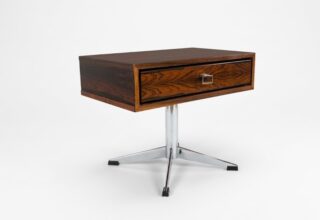 Meuble en Palissandre de Rio et Pied Chromé Vintage 1960
