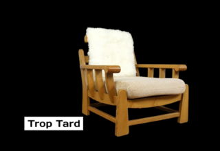 Fauteuil en Orme Édition Maison Regain Vintage 1970 / 1980