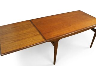 Table de Salle à Manger Danoise en Teck par Johannes Andersen Édition Uldum Mobelfabrik 1960